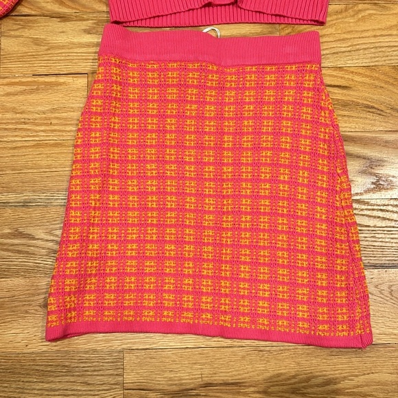 Pink and Orange Knit 2pc Set - Picture 5 of 6